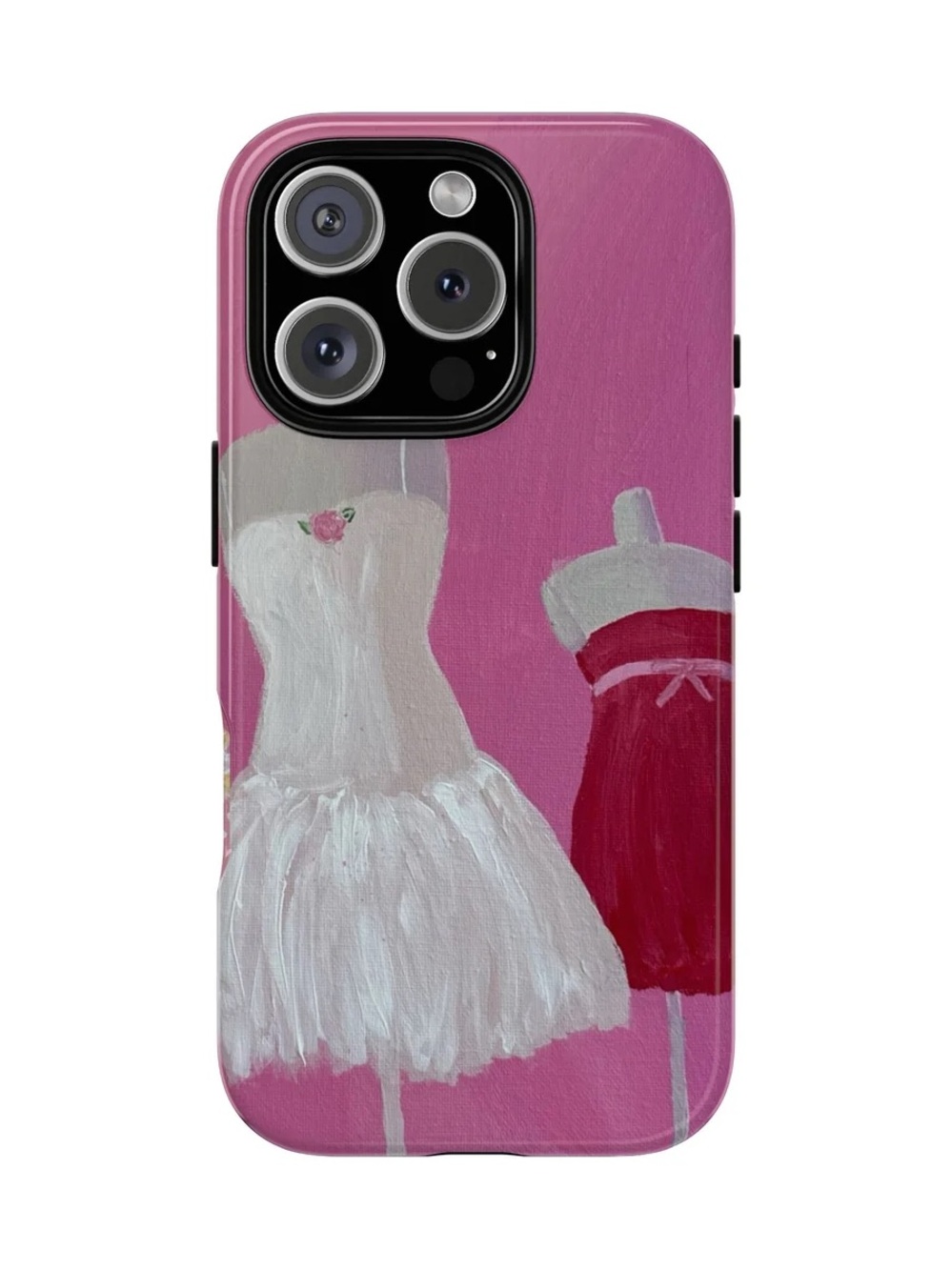 Pretty Pink Dresses iPhone 16 Pro Case - Betsy Mae Art - UNUSED & brand new!!